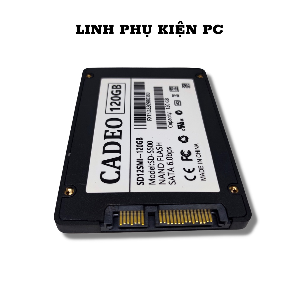Ổ Cứng SSD CADEO 120GB/128GB SATA III Hàng Chính Hãng | Bảo Hành 36 Tháng