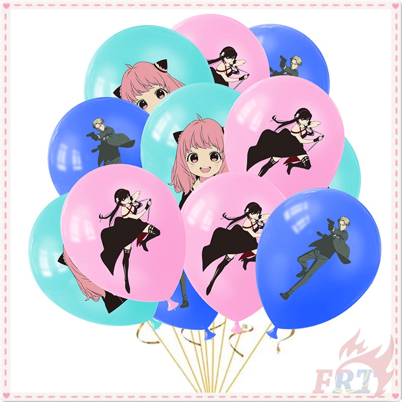 ♦ Bong Bóng Trang Trí Tiệc Tùng ♦ 1 Bong Bóng Latex 12 Inch Hình Nhân Vật Phim Hoạt Hình Spyxfamily