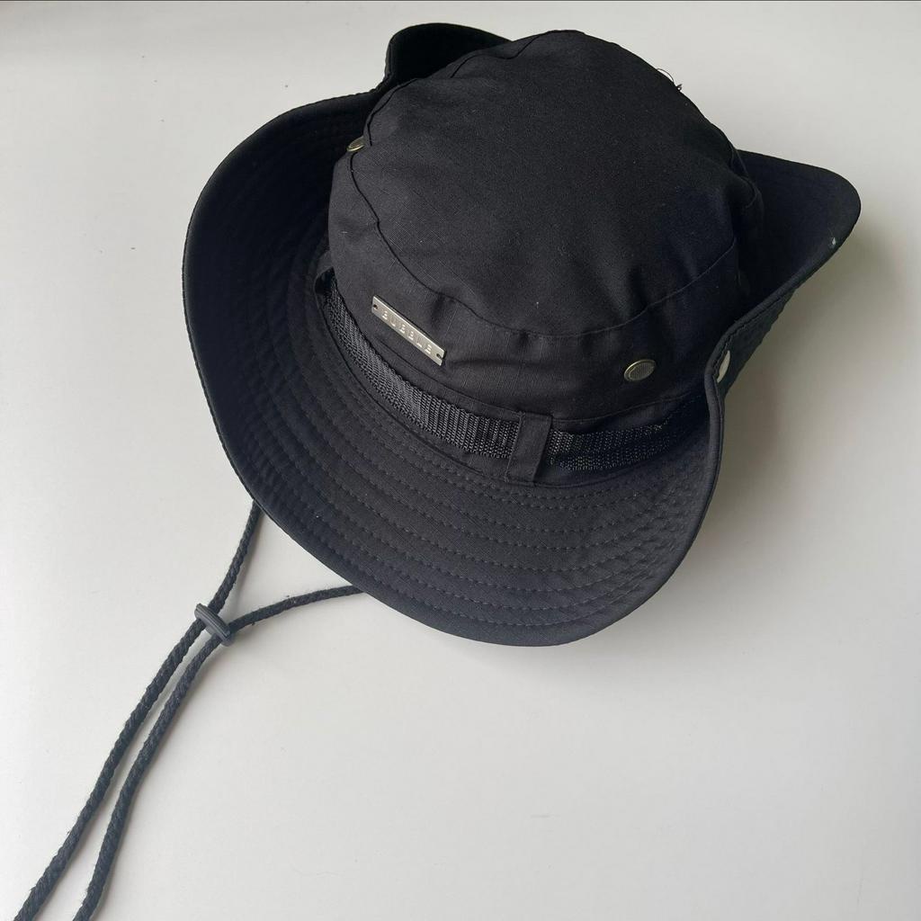 Nón tai bèo TUMIE vành rộng vải cotton mềm có dây rút, Mũ bucket cao bồi che nắng Unisex BK021