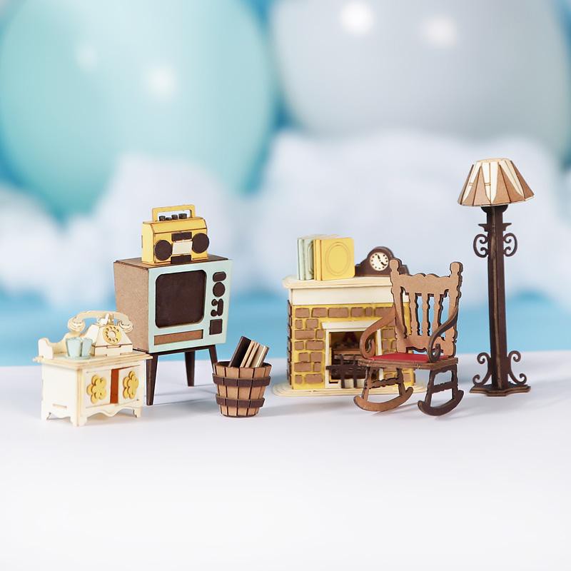 Mô hình 3D CubicFun - Bộ tự lắp ráp DIY mô hình mini chủ đề về đồ gia dụng trong nhà