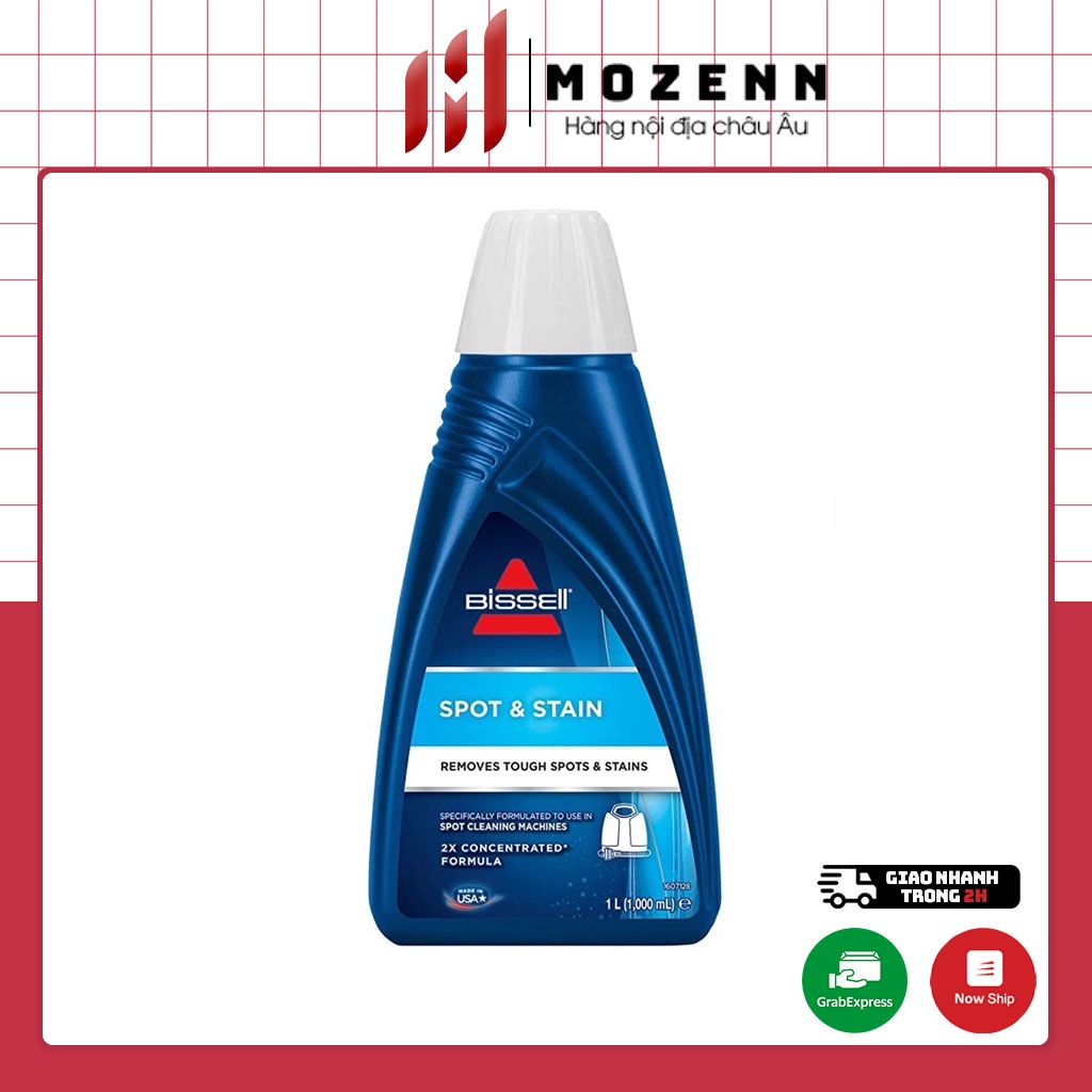 Dung dịch máy diệt khuẩn Bissell dung tích 1L [nhập Đức chính hãng]