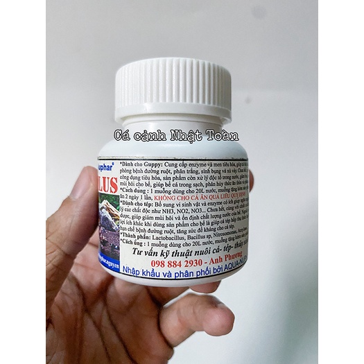 VI SINH KHỬ ĐỘC NƯỚC BIO PLUS NUPHAR