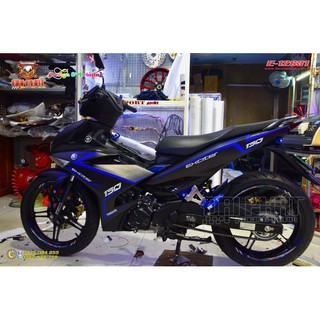 Tem Trùm Exciter 150 Đen Xanh Mờ