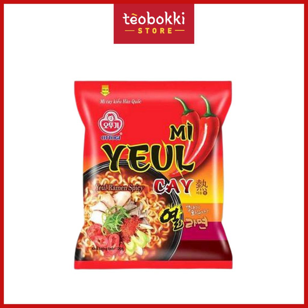 Mì cay Yeul Ottogi/Otoki 120g