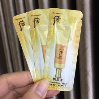 10 Kem chống nắng Whoo vàng chống lão hóa Sun Wrinkle sun