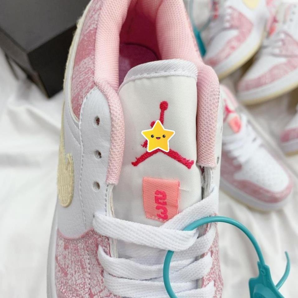 Giày thể thao Jordan Hồng Giọt Sơn cổ thấp cực chất, Giày JD Low paint drip Full Box Bill -1_yhg | BigBuy360 - bigbuy360.vn