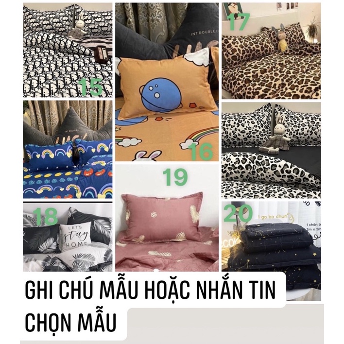 [Xả Kho] vỏ gối đầu vỏ gối ôm cotton mềm mịn mát thấm hút mồ hôi