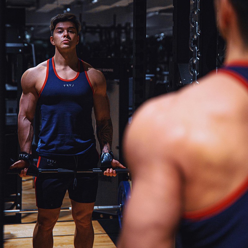 Áo Tank Top Thể Thao Chất Liệu Cotton Kẻ Sọc Size M-3XL Thời Trang Cho Nam