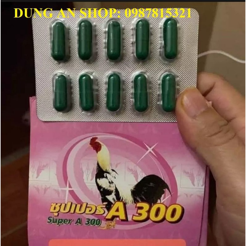 Tiêu kén, tiêu sưng A300 cho gà đá. 1 vỉ 10 viên