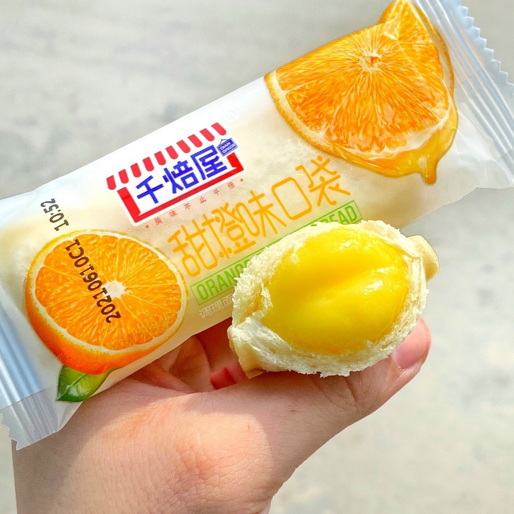 BÁNH SỮA CHUA MỀM VỊ CAM ( THÙNG 2KG )