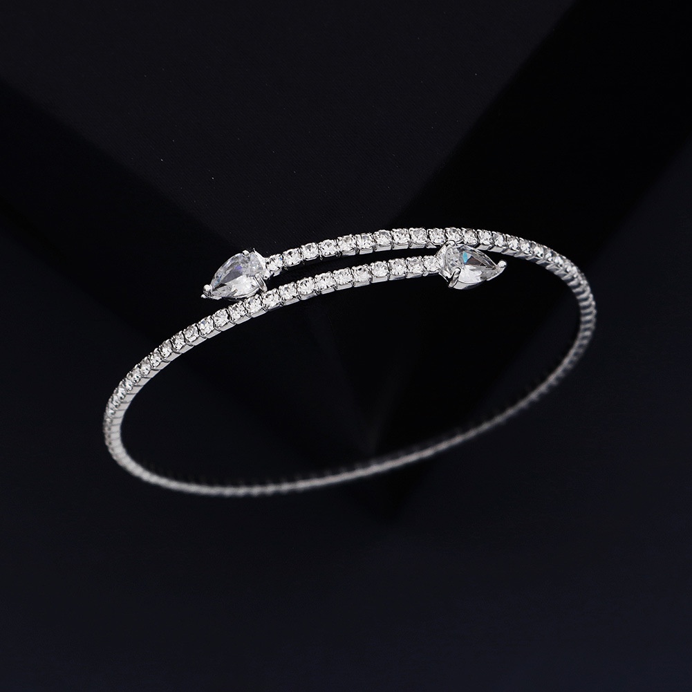 Vòng Tay Đính Đá Zircon Đơn Giản Sang Trọng Thời Trang Hàn Quốc Cá Tính Hàng Ngày Cho Nữ Dating Must-have Quà Tặng