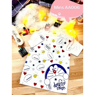 Áo thun tay lỡ Unisex doremon aa006