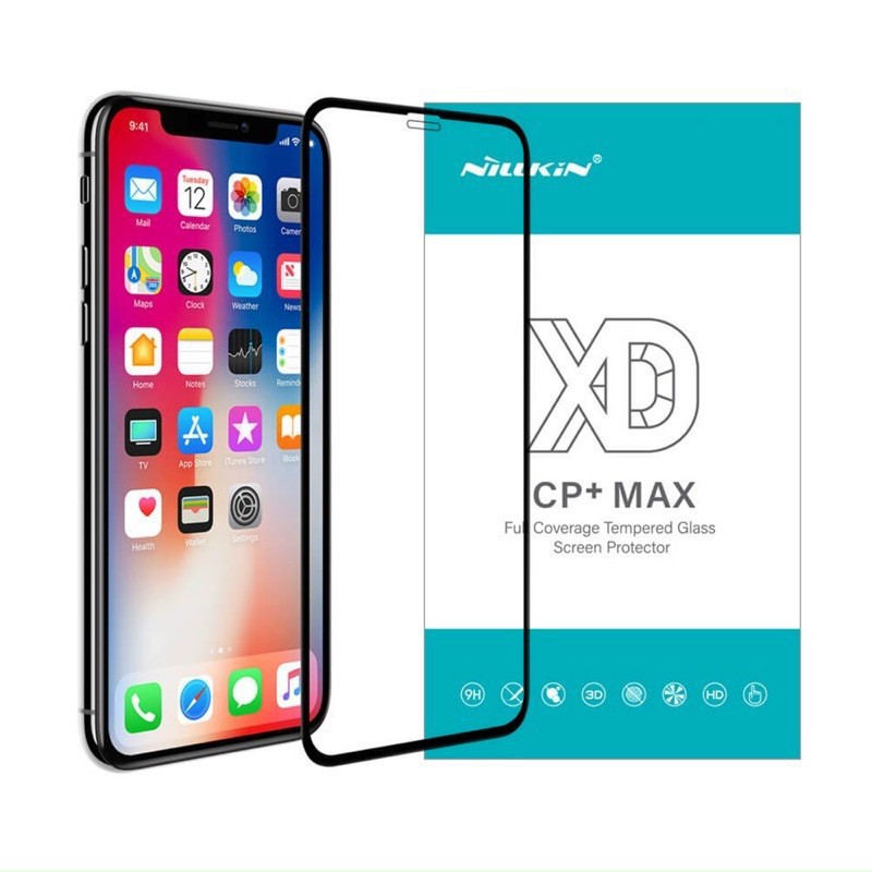 Kính cường lực Iphone X/XS/XR/XS MAX hiệu Nillkin XD CP+ MAX- Cường lực cao cấp hàng full box