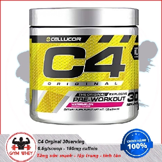 Tăng Sức Mạnh Sức Bền Tập Trung Tỉnh Táo Trong Khi Tập Luyện Pre Workout C4 Original 30 Lần Dùng Từ Mỹ