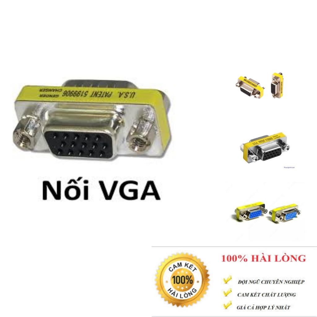 [Mã ELHACE giảm 4% đơn 300K] Đầu nối vga-vga, 2 đầu âm. hàng chuẩn chất lượng giá cực tốt.shopphukienvtq