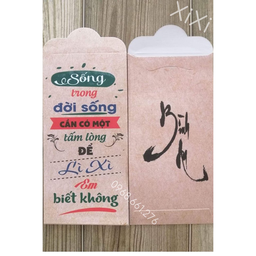 [SET 20 BAO LÌ XÌ ] LÀM TỪ GIẤY FORD NHẬP NGOẠI - LÌ XÌ TẾT 2019 - Sống Để Lì Xì