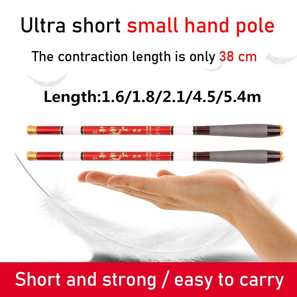 Cần Câu Cá Bằng Sợi Carbon Siêu Nhẹ Có Thể Thu Gọn Tiện Dụng