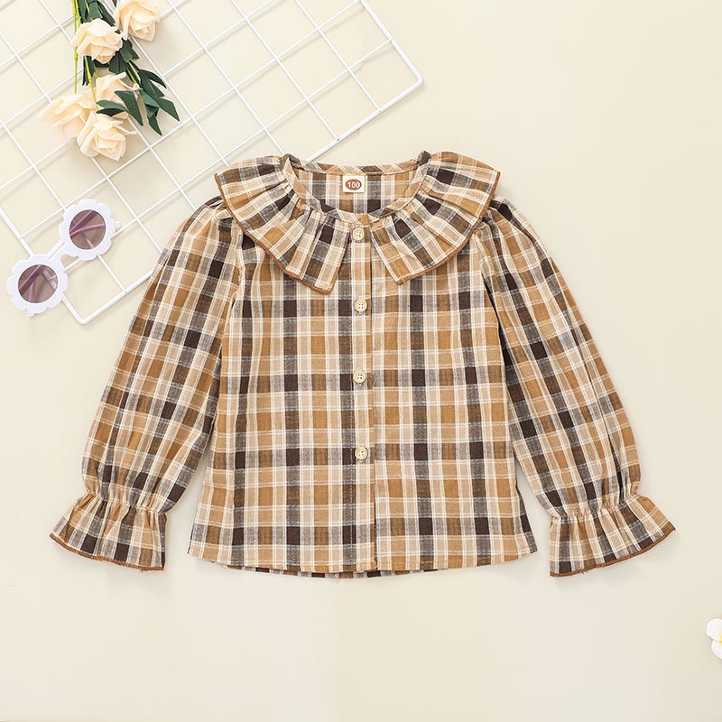 Combo bộ đồ bé gái 2-6 tuổi dài tay áo sơ mi Và Chân Váy yếm set mùa hè thời trang cho bé trẻ em