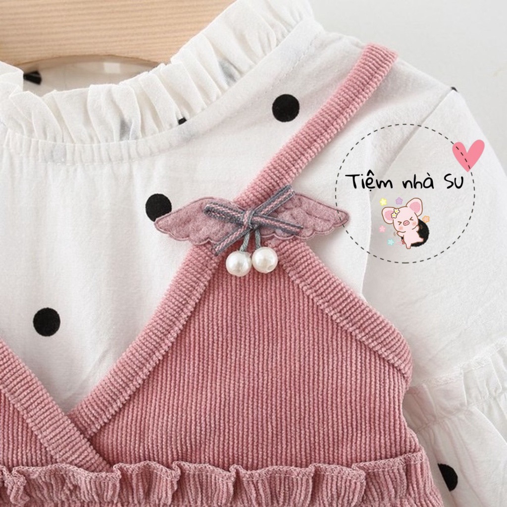 [SALE BỎ MẪU] - Váy tay bồng cổ tiểu thư cực đáng yêu  (08-20kg) ❤️