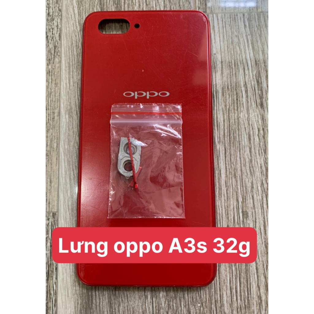Lưng Vỏ, nắp lưng, khung xương điện thoại oppo A3s - 32g / sim trên ( miếng lưng, phím bấm, kính camera)