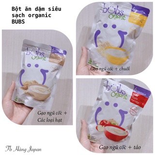 Bột ăn dặm siêu sạch Bubs organic Úc date 19/03/2020