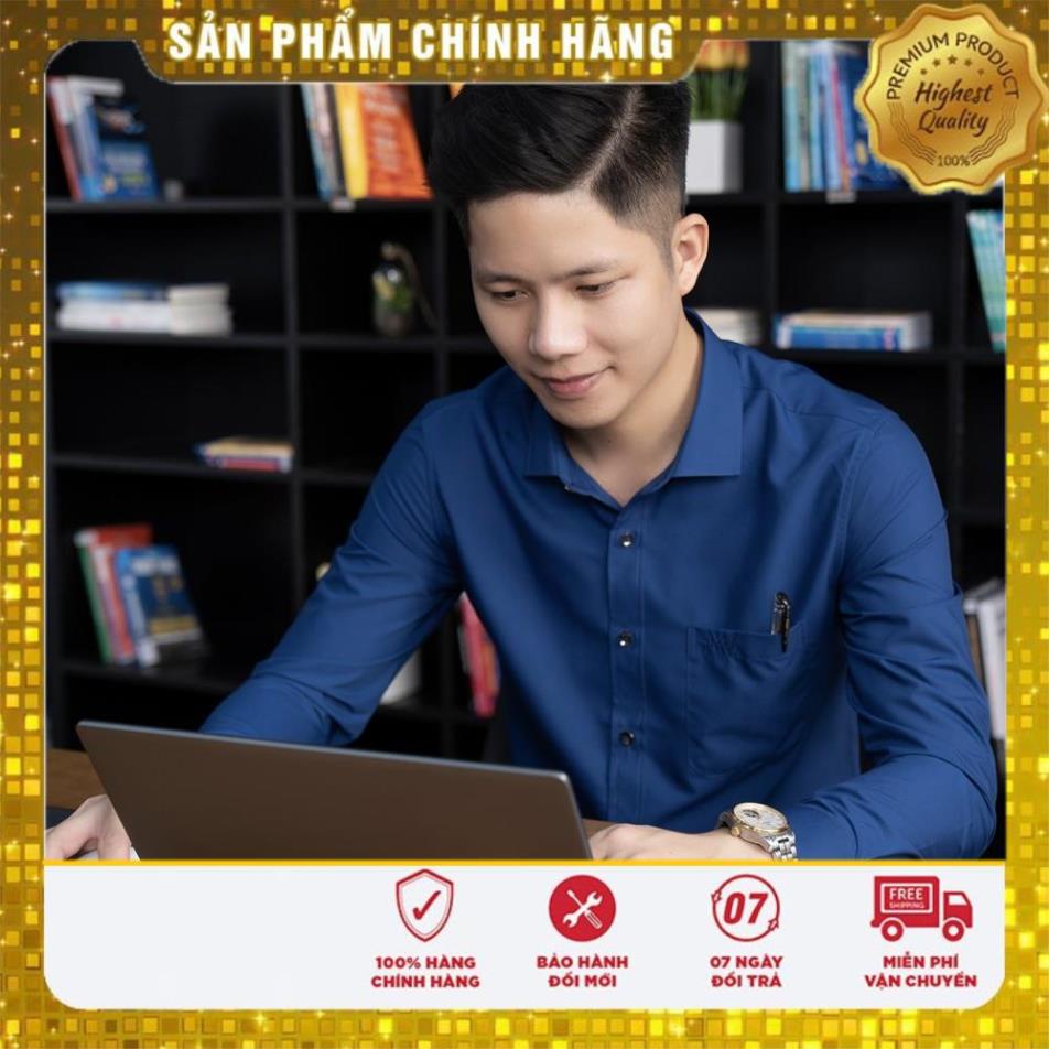 SALE - Áo sơ mi nam dài tay YODY có túi chất lụa nến cao cấp dáng ôm slimfit SPM4005