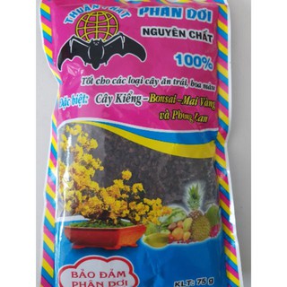 Phân dơi nguyên chất gói 75g nhập khẩu- chuyên dụng.
