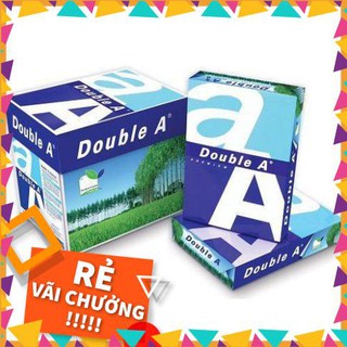 2 THÙNG (10 GRAM) Giấy in, giấy photo A4 Double A 70gms - Hàng chuẩn loại 1