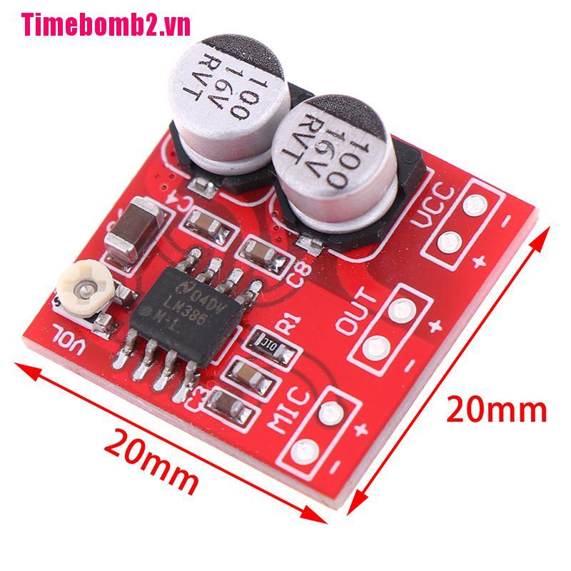 ### Bảng Mạch Khuếch Đại Âm Thanh Micro DC 5V-12V LM386 200 Chuyên