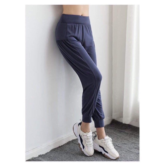 (ẢNH VIDEO SHOP TỰ CHỤP) QUẦN JOGGER RÚM THỂ THAO NĂNG ĐỘNG