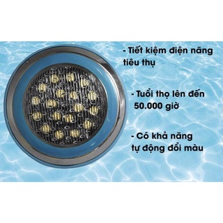 Đèn bể bơi 12w âm nước