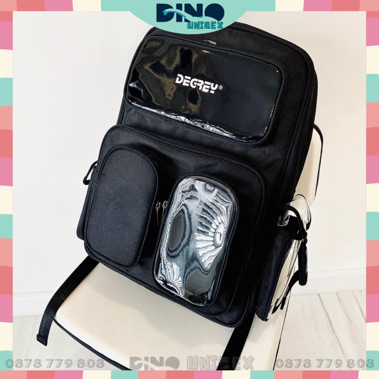 Balo nam nữ đi học | Cặp học sinh Degrey hộp Basic Backpack 2022