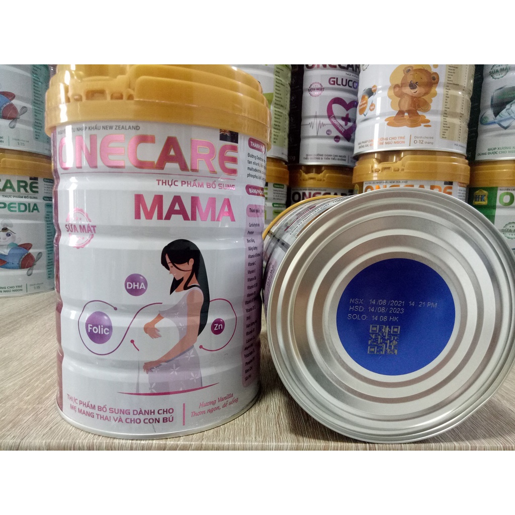 Sữa mát Cho Phụ Nữ Mang Thai &amp; Cho Con Bú Onecare Mama 900g
