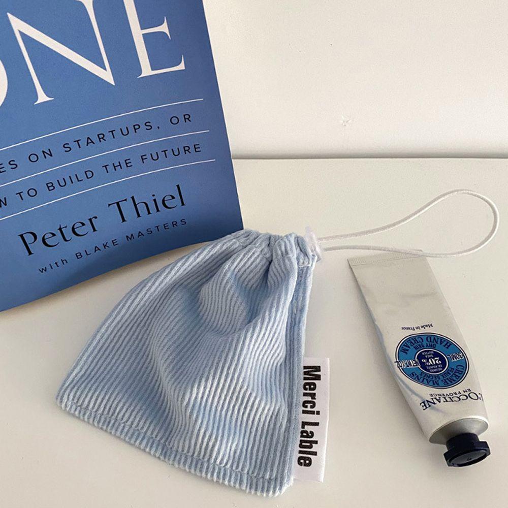 QQMALL Túi Đựng Son Môi Màu Trơn Bằng Nhung Thời Trang Tiện Dụng Khi Đi Du Lịch Ốp