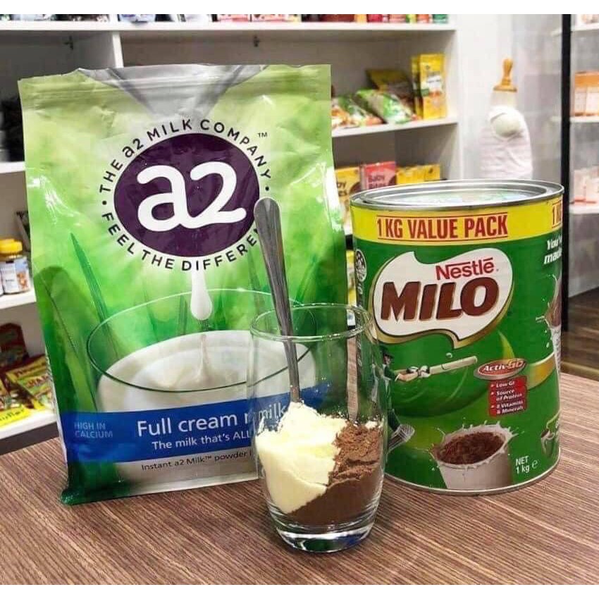 Sữa tươi dang bột A2 của ÚC 1kg, Dòng nguyên kem