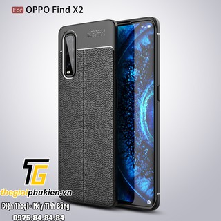 [ Hàng nhập khẩu ] Ốp lưng OPPO Find X2 sillicon giả da Auto Focus