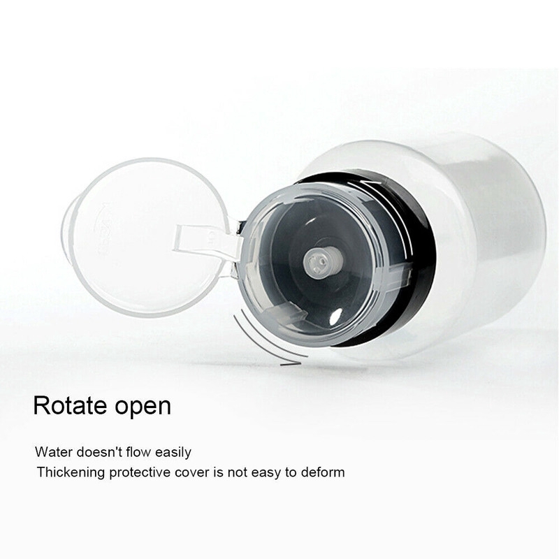 [Hàng mới về] Chai nhựa đựng dung dịch tẩy rửa móng tay 200ml tiện dụng