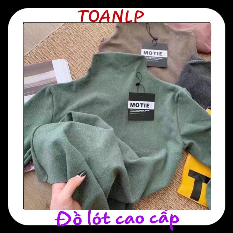 Áo giữ nhiệt cổ lọ XUẤT NHẬT ( Túi ZIP) motie