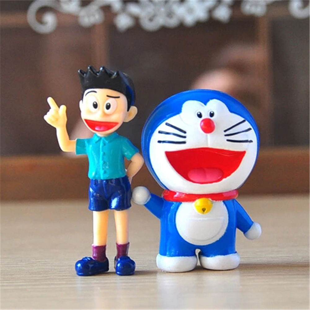 NOBITA NOBI Set 5 Mô Hình Nhân Vật Phim Hoạt Hình Doraemon Đáng Yêu