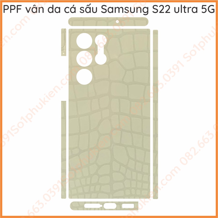Dán PPF Samsung S23 ultra 5G, S22 ultra 5G loại trong, nhám, dành cho màn hình, mặt lưng, 4 viền, full viền