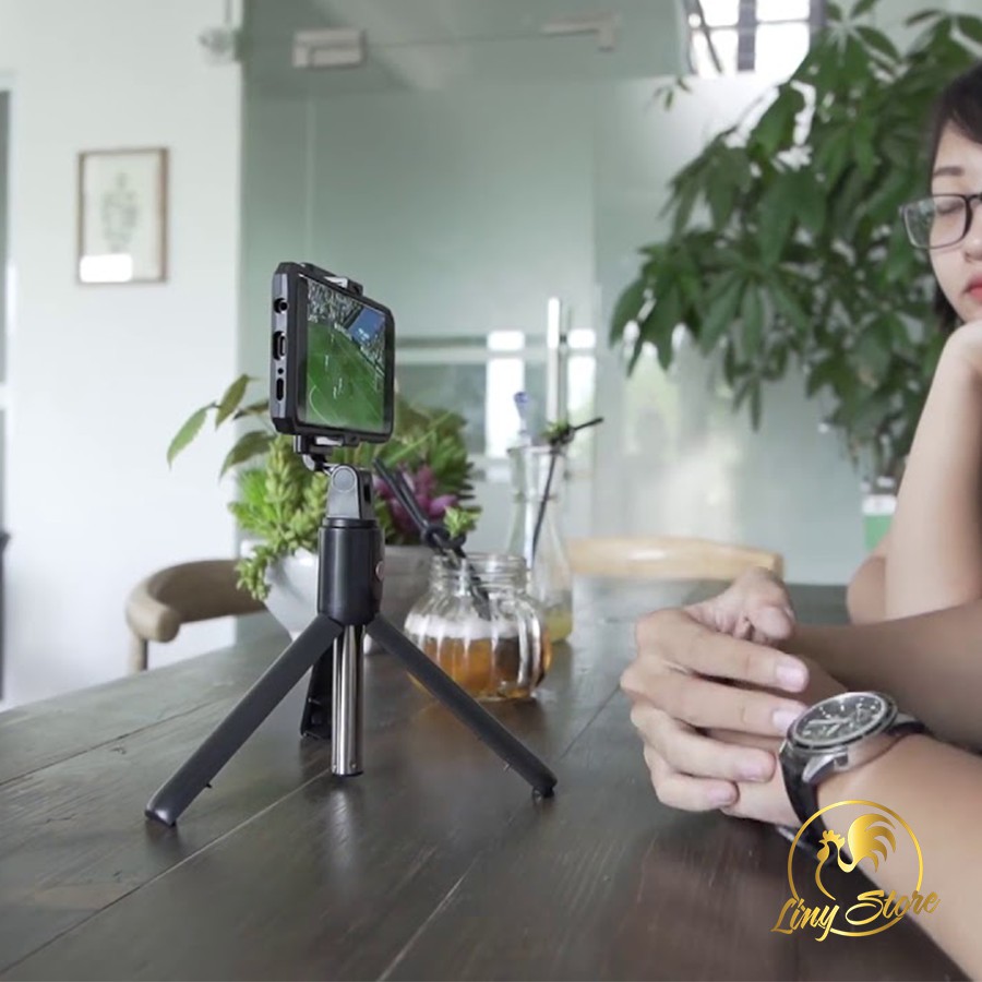 Gậy Chụp Hình Tự Sướng Kiêm Tripod 3 Chân K07 Kèm Nút Bluetooth Chính Hãng | BigBuy360 - bigbuy360.vn