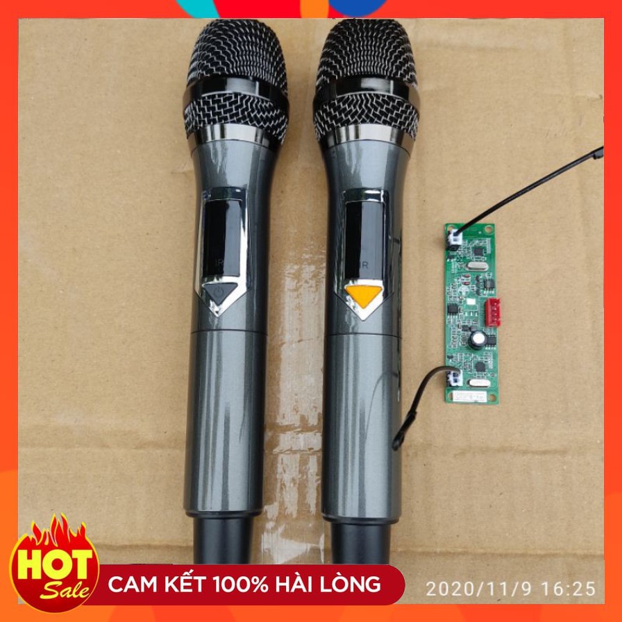 🎤⚡👌Micro Loa Kéo UHF Đổi Tần Số, tay micro chắc tay, hát nhẹ là lên - Hàng chất lượng
