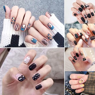 Nail Wraps Set Dán móng tay 14 miếng không thấm nước nhiều mẫu ZY8xx