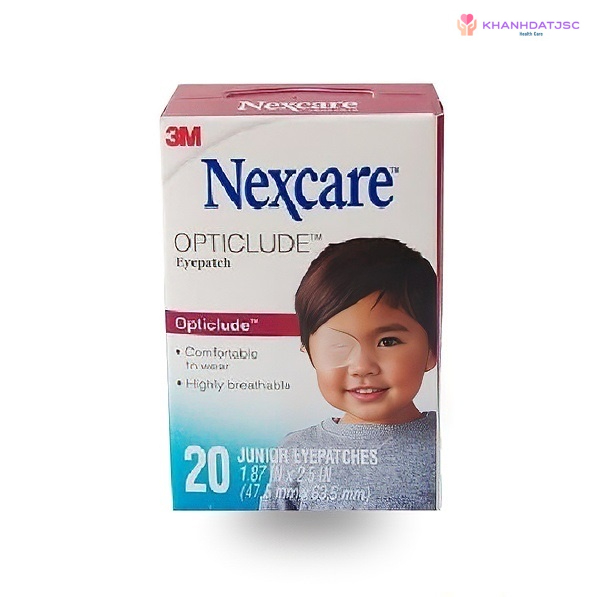 Miếng dán mắt 3M Nexcare 1537 chữa nhược thị (cỡ nhỏ cho trẻ dưới 4 tuổi)