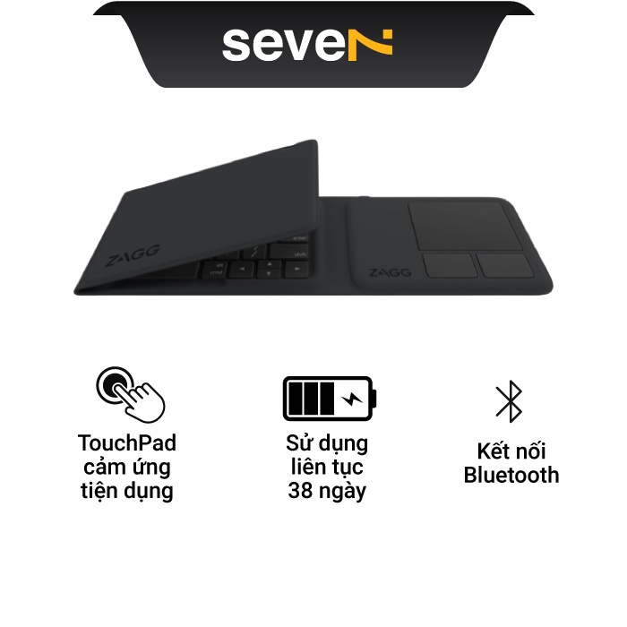 Bàn Phím Gấp 3 ZAGG Universal Keyboards – Tri Folding