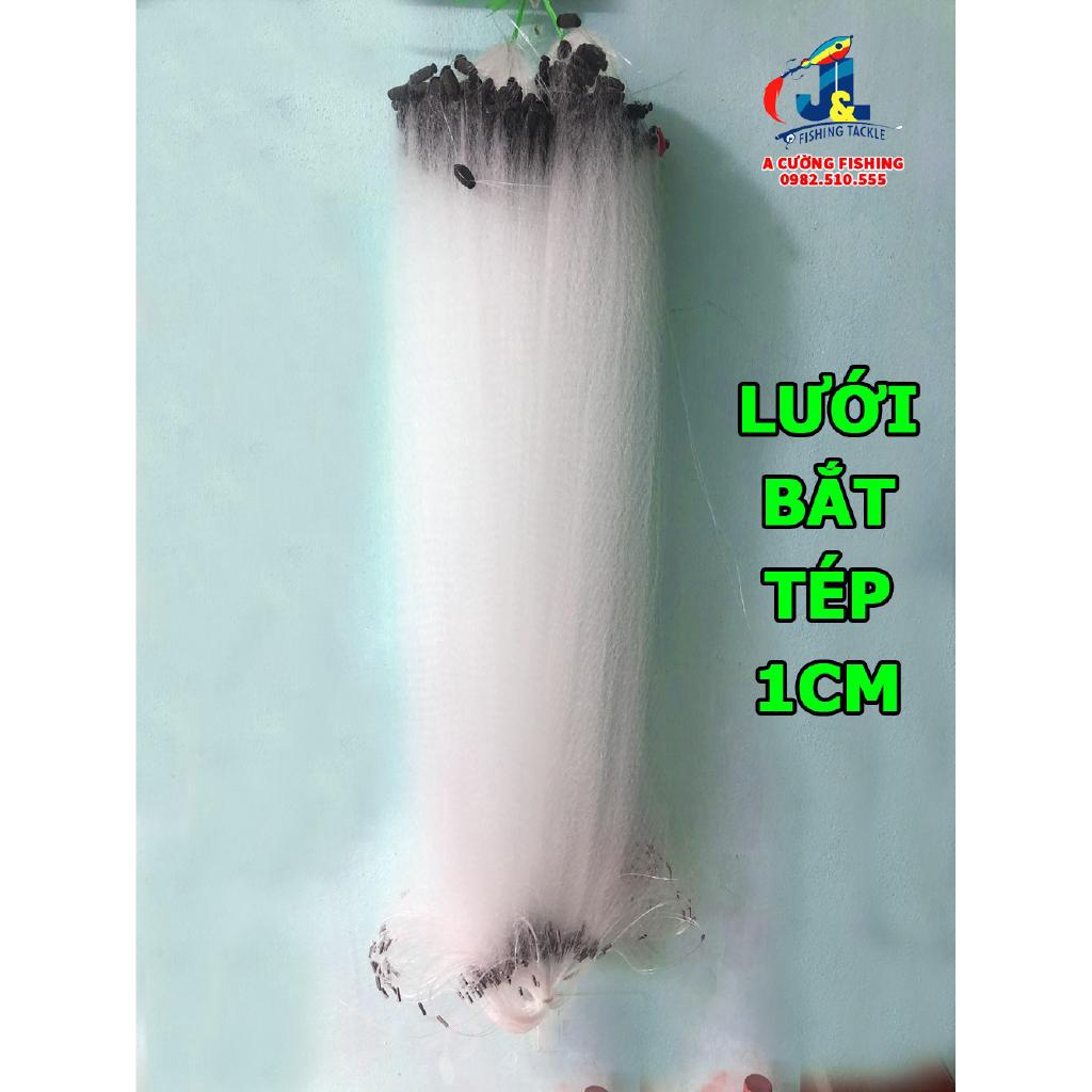 Lưới bắt cá lòng tong - tôm tép cao 60cm dài 70m mắt 1cm
