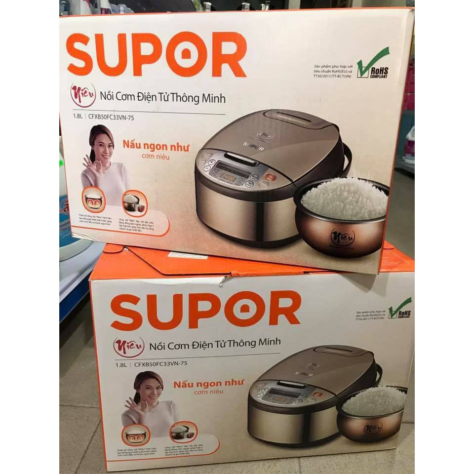 NỒI CƠM ĐIỆN TỬ SUPOR CFXB50FC33VN-75( Lòng nồi Niêu) | BigBuy360 - bigbuy360.vn
