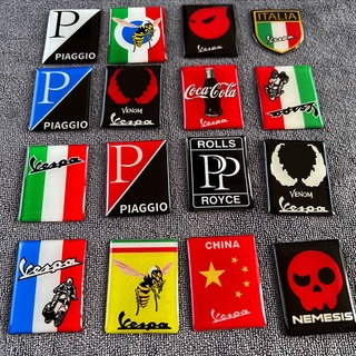 Nam châm dán xe máy 3,5 * 4,5cm ✷ ❈ Đề can nhựa cho VESPA GTS GTV LXV Lx 125 / 150 / 300 Sprint Primavera MOTO