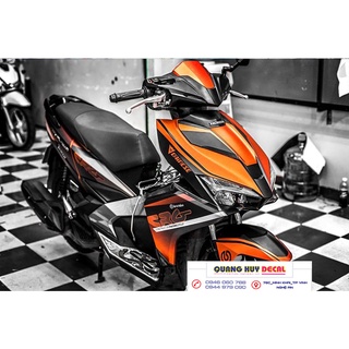 Tem trùm Air Blade cam đen - Độ dán team trùm decal xe máy Air Blade cam đen - Team trùm decal xe máy Air Blade rẻ đẹp v
