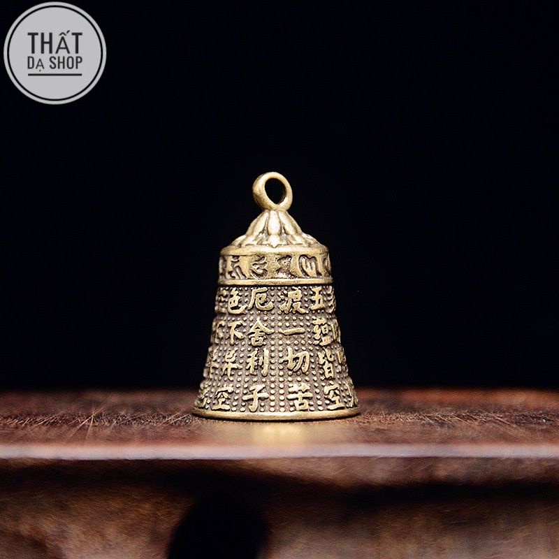 Mô hình Hỗn Độn Chung 2.2x3.3cm bằng đồng có quả lắc leng keng.